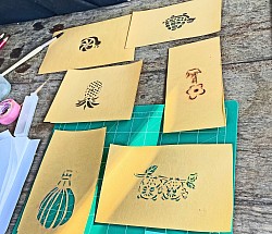 Making stencil-patterns