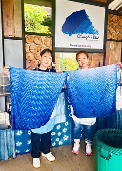 ประสบการณ์ของงานย้อมครามธรรมชาติ